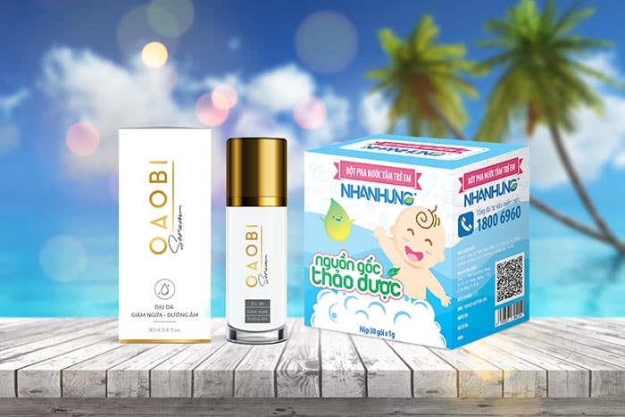 Bộ đôi chàm sữa Nhân Hưng được nhiều mẹ bỉm đánh giá 5 sao