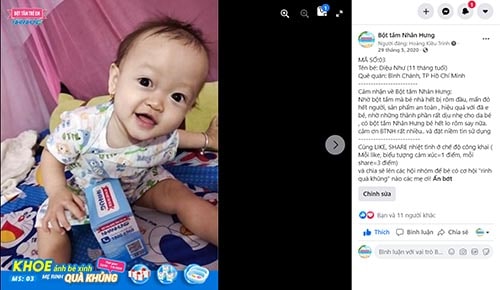Vui quá nên mẹ con cho con “lên sóng” luôn nè