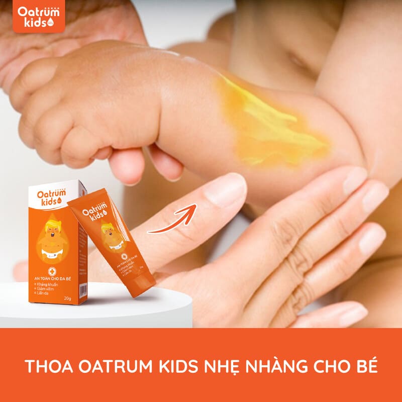 Cách sử dụng Oatrum Kids để trị hăm tã cho trẻ sau 3 ngày