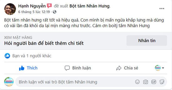 Có Bột tắm Nhân Hưng chữa mẩn ngứa “êm ru”