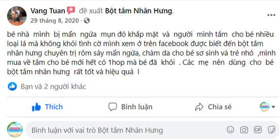 Có Bột tắm Nhân Hưng chữa mẩn ngứa “êm ru”