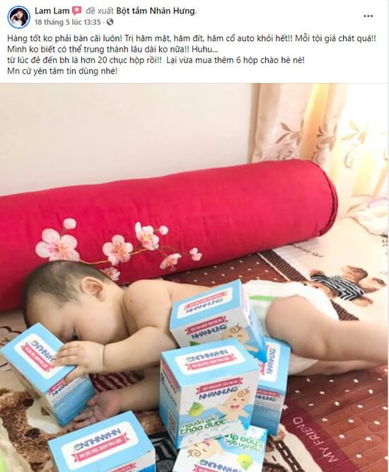 Có Bột tắm Nhân Hưng hăm tã chạy đằng trời!
