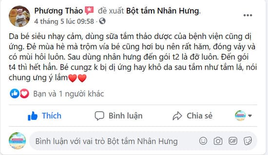 Link mẹ chia sẻ: https://www.facebook.com/thiphuongthao.le.180/posts/820510795552448