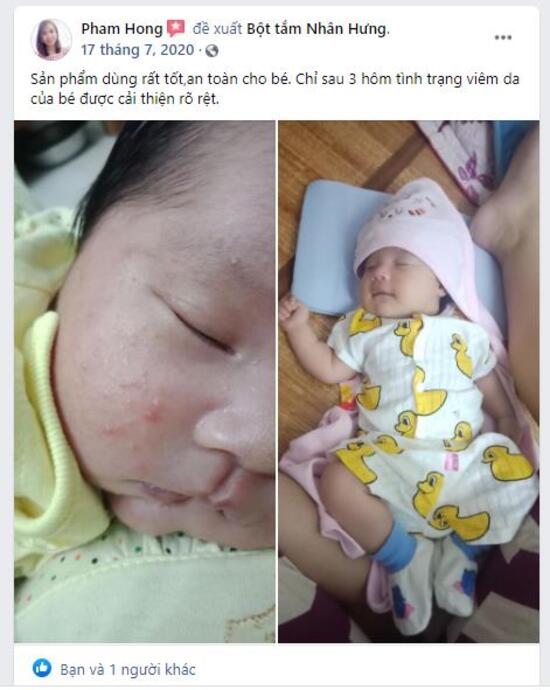 BỘT TẮM NHÂN HƯNG NHẬN “MƯA” 5 SAO NHỜ HIỆU QUẢ “THẦN TỐC”