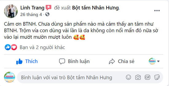 Link mẹ chia sẻ: https://www.facebook.com/permalink.php?story_fbid=2943277399286104&id=100008116186144