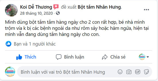 Link mẹ chia sẻ: https://www.facebook.com/koi.dethuong/posts/1728678950647469