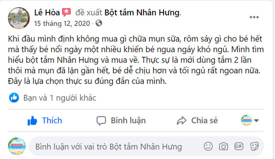 Link mẹ chia sẻ: https://www.facebook.com/hoa.lethi.79025/posts/2769842173270941