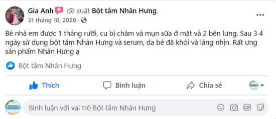 Mụn sữa - Bột tắm Nhân Hưng chữa là hết -13