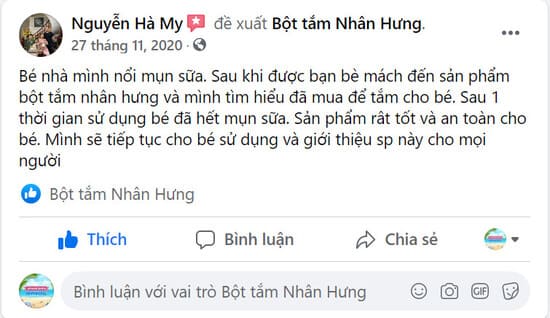 Mụn sữa - Bột tắm Nhân Hưng chữa là hết - 7