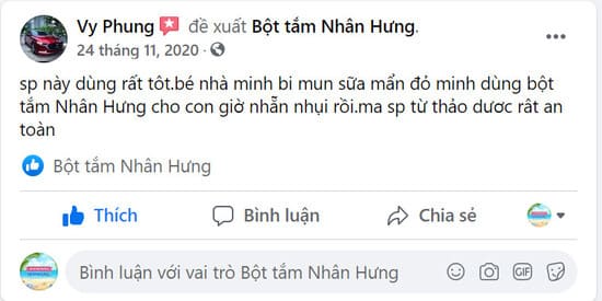 Mụn sữa - Bột tắm Nhân Hưng chữa là hết -8