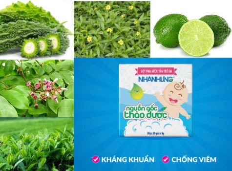 Các sản phẩm trị mẩn đỏ trên mặt trẻ sơ sinh do rôm sảy gây ra