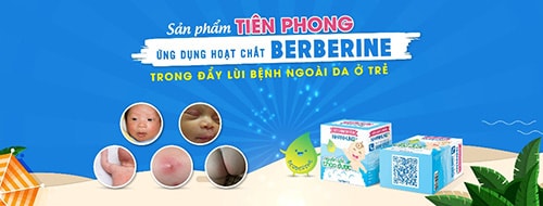Bột tắm Nhân Hưng – sản phẩm tiên phong ứng dụng hoạt chất Berberine trong trị bệnh ngoài da ở trẻ