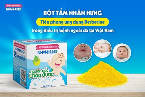 Berberine – linh hồn của Bột tắm Nhân Hưng