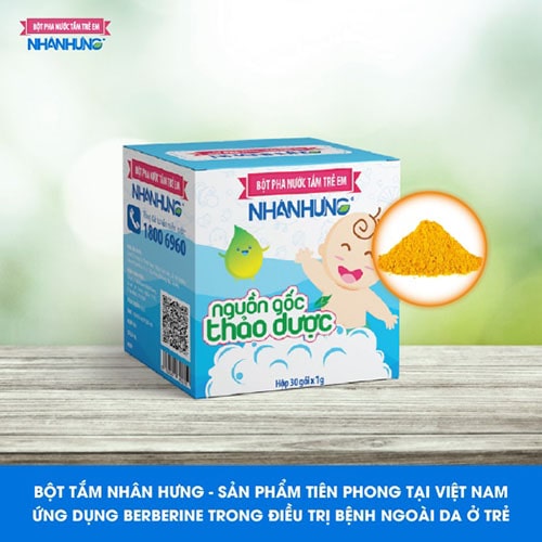 Bột tắm Nhân Hưng – Chuyên gia chăm sóc da bé