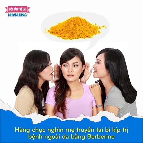 Berberine giúp trị bệnh ngoài da cho trẻ là thông tin “gây sốc”