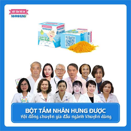 Bột tắm Nhân Hưng được hội đồng chuyên gia đầu ngành tin dùng.
