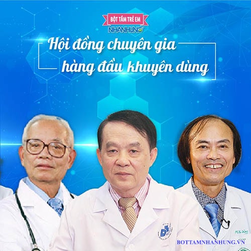 Bột tắm Nhân Hưng được hội đồng chuyên gia đầu ngành khuyên dùng đối với bệnh ngoài da ở trẻ.