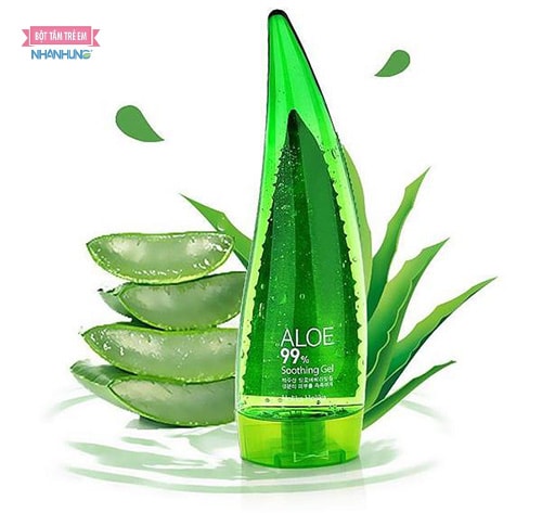 Gel nha đam giúp hạn chế triệu chứng da mặt khô ngứa mẩn đỏ.