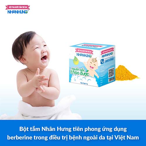 ĐỘT PHÁ TRỊ BỆNH VỀ DA GỌI TÊN HOẠT CHẤT BERBERINE THẢO DƯỢC