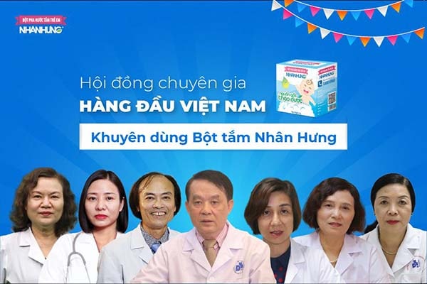 Hội đồng chuyên gia hàng đầu Việt Nam “ủng hộ” Bột tắm Nhân Hưng