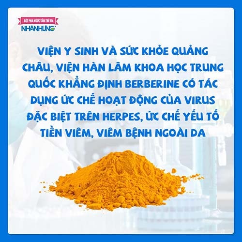 Berberine xuất hiện trong nghiên cứu của Viện nghiên cứu Y Sinh và Sức khỏe Quảng Châu