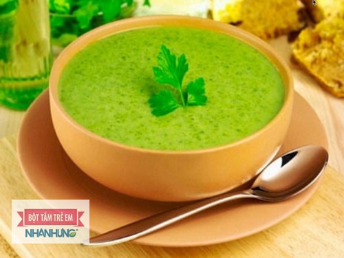 Cháo thịt lợn cải ngọt bổ sung nhiều vitamin cho bé - Thực đơn ăn dặm cho bé 8 tháng tuổi