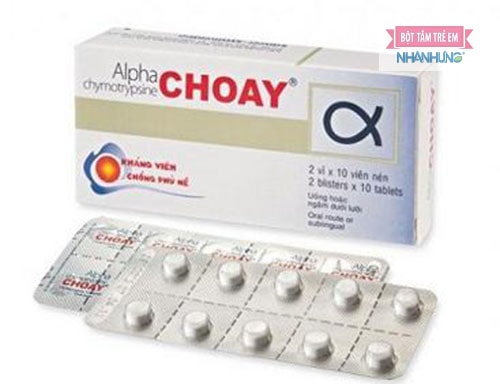 Alpha CHOAY là thuốc kháng viêm, giảm phù nề sau chấn thương hoặc sau mổ