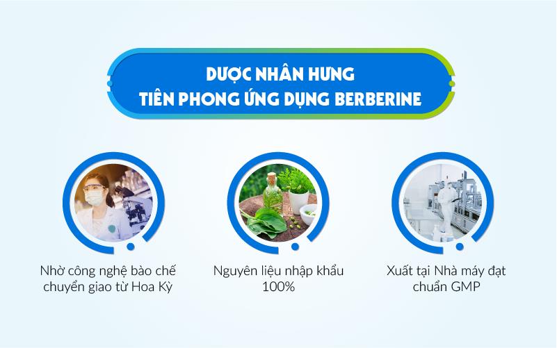 Dược Nhân Hưng tiên phong ứng dụng Berberine trong trị bệnh ngoài da