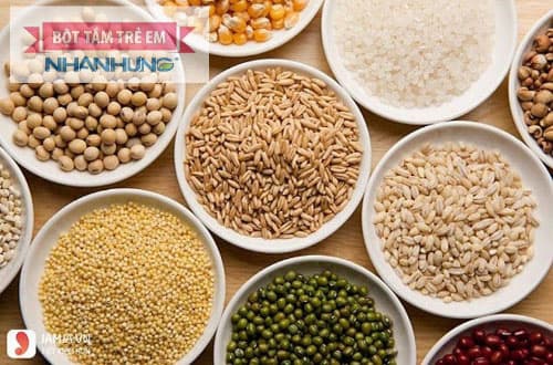Chú ý trong khâu chọn nguyên liệu để làm bột ngũ cốc cho bé ăn dặm