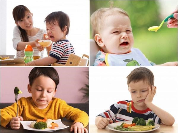 Chế độ ăn không hợp lý khiến bé chán ăn