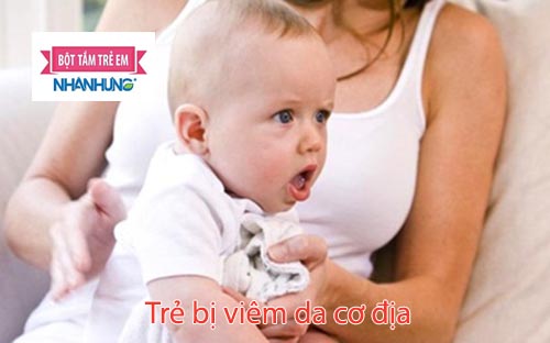 Trẻ có thể hen suyễn do mắc viêm da cơ địa