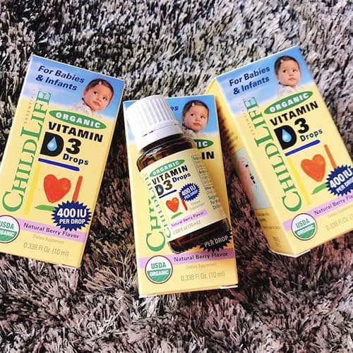 ChildLife Organic Vitamin D3 Drops giúp bổ sung tốt hàm lượng Vitamin D3 cho trẻ nhỏ