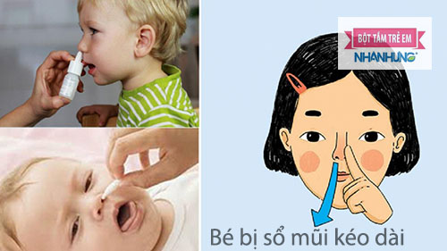 Mẹ cần vệ sinh mũi đều đặn và thường xuyên cho bé