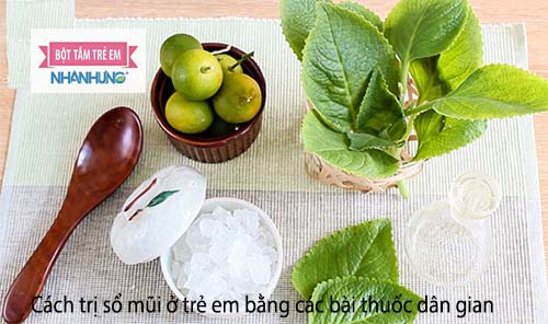 Nước húng chanh, đường phèn, quất giúp kháng khuẩn, tiêu đờm bài tiết dịch mũi rất tốt