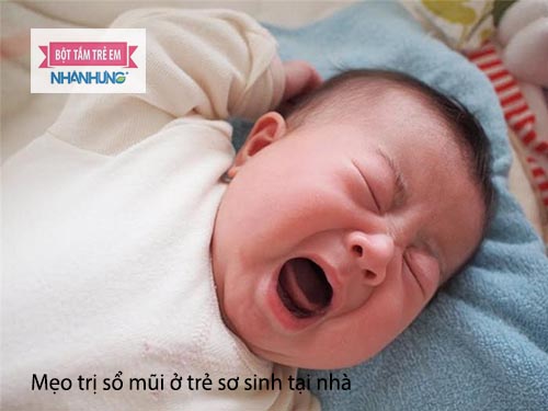 Mẹ có thể tự mình điều trị sổ mũi cho bé sơ sinh nhà mình tại nhà
