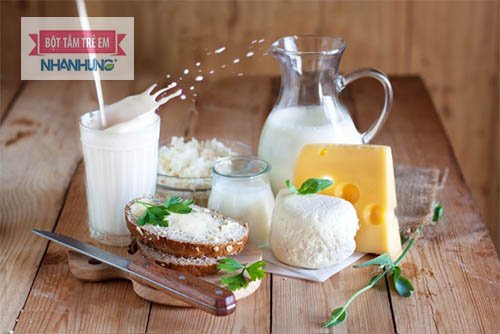 Sữa và chế phẩm từ sữa không tốt cho trẻ viêm da dị ứng