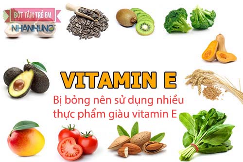 Bị bỏng nên ăn nhiều thực phẩm giàu vitamin E