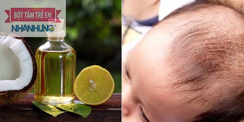 Sử dụng dầu dừa trị cứt trâu cho trẻ sơ sinh