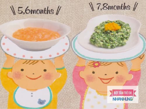 Khi chế biến thức ăn trong bữa ăn dặm kiểu Nhật cho bé 8 tháng bạn có thể tăng độ thô lên.