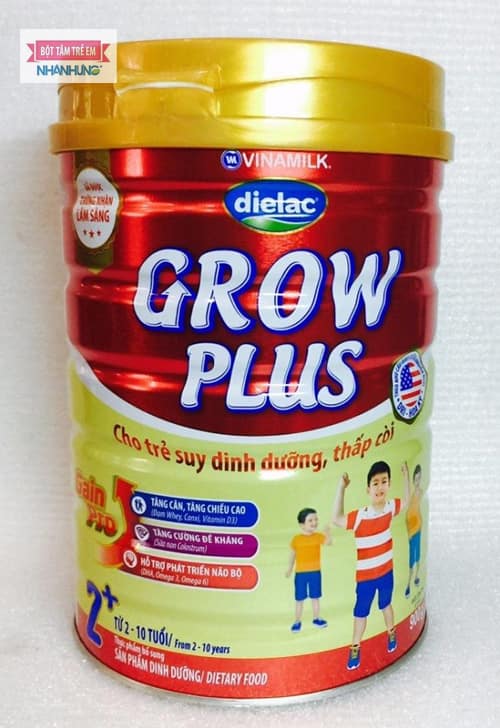 Sữa Dielac Grow Plus 2+ sữa bột cho bé 2 tuổi trở lên.