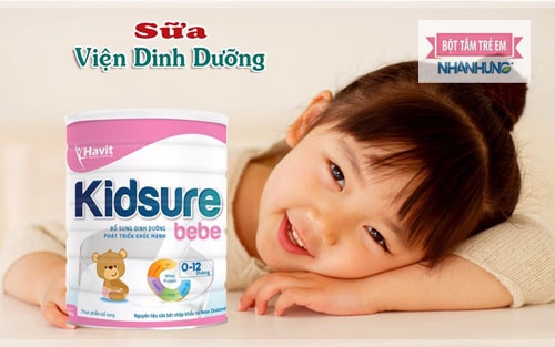 Sữa Kidsure bebe 900g được Viện Dinh Dưỡng khuyên dùng.