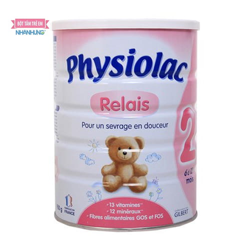 Sữa Physiolac cho bé 2 tuổi.