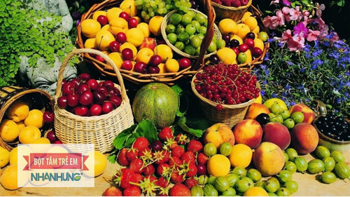  Trái cây chứa nhiều vitamin bổ sung dưỡng chất cho trẻ.