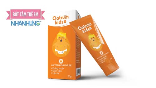 Trẻ bị phỏng dạ bôi Oatrum kids giúp tránh lây lan và cải thiện phỏng dạ hiệu quả