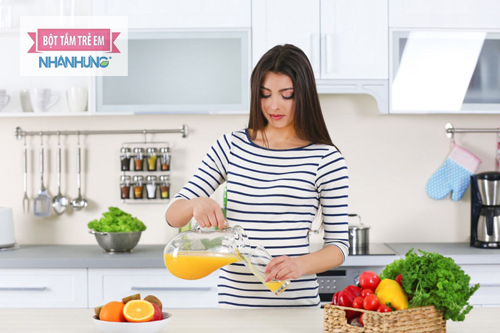 Chất xơ từ rau quả tạo ra nguồn sữa dinh dưỡng.