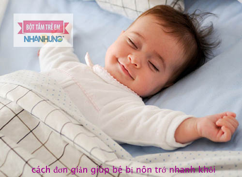 Cho trẻ ngủ đúng tư thế