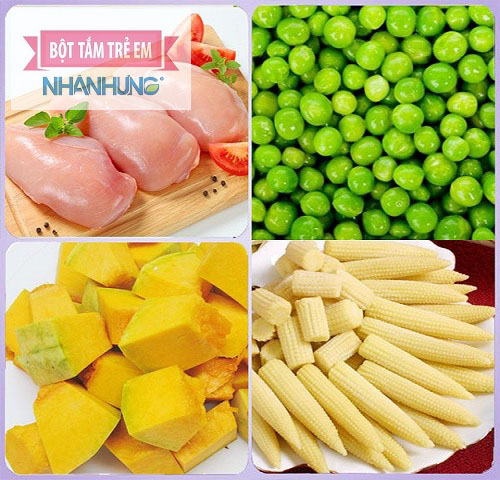 Các nguyên liệu cần chuẩn bị để làm món súp lườn gà bí đỏ