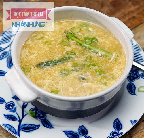 Món súp gà măng tây thơm ngon, bổ dưỡng cho bé ăn dặm