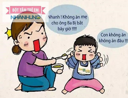 Trẻ dưới 1 tuổi biếng ăn do thói quen cho bé ăn uống của cha mẹ