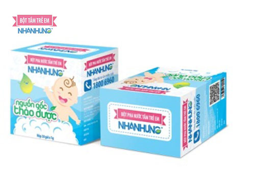 Bột tắm trẻ em Nhân Hưng trị hăm loét ở người già hiệu quả